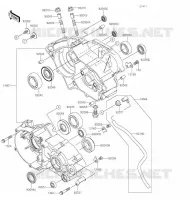 CARTER MOTEUR(S) pour Kawasaki KX100 2020