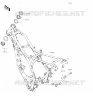CH&Acirc;SSIS pour Kawasaki KX100 2020
