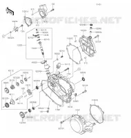 COUVERCLES MOTEUR pour Kawasaki KX100 2020
