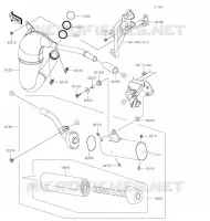 &Eacute;CHAPPEMENT pour Kawasaki KX100 2020