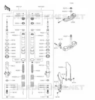 FOURCHE pour Kawasaki KX100 2020
