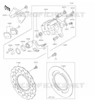 FREIN ARRIERE pour Kawasaki KX100 2020