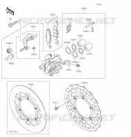 FREIN AVANT pour Kawasaki KX100 2020