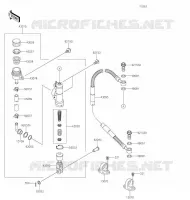 MAITRE CYLINDRE ARRI&Egrave;RE pour Kawasaki KX100 2020