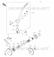 MECANISME DE KICK pour Kawasaki KX100 2020