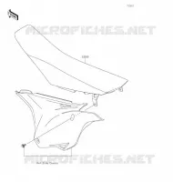 SELLE pour Kawasaki KX100 2020