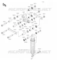 SUSPENSION ARRI&Egrave;RE pour Kawasaki KX100 2020