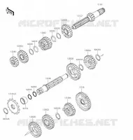 TRANSMISSION pour Kawasaki KX100 2020