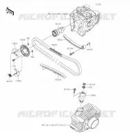 ARBRE A CAMES / TENDEUR pour Kawasaki Z125 PRO 2021