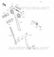 ARBRE A CAME/TENDEUR pour Kawasaki Z125 2021