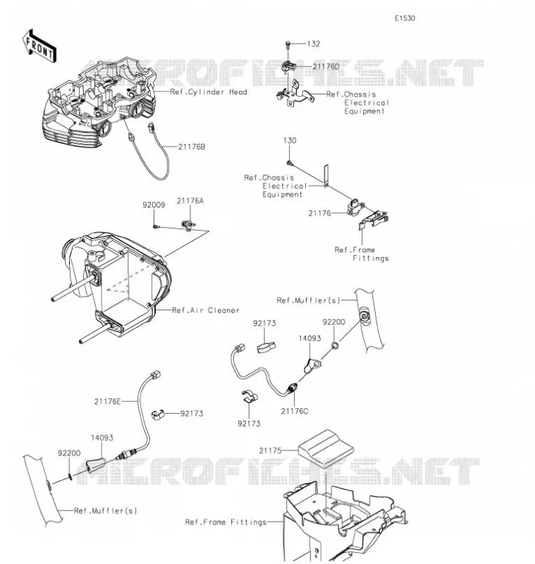 INJECTION CARBURANT Kawasaki MOTOS 800 2021 W800  EJ800EMFNN