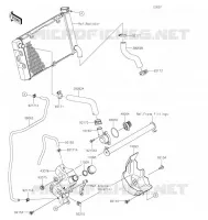 TUYAU D'EAU pour Kawasaki VULCAN S 2021