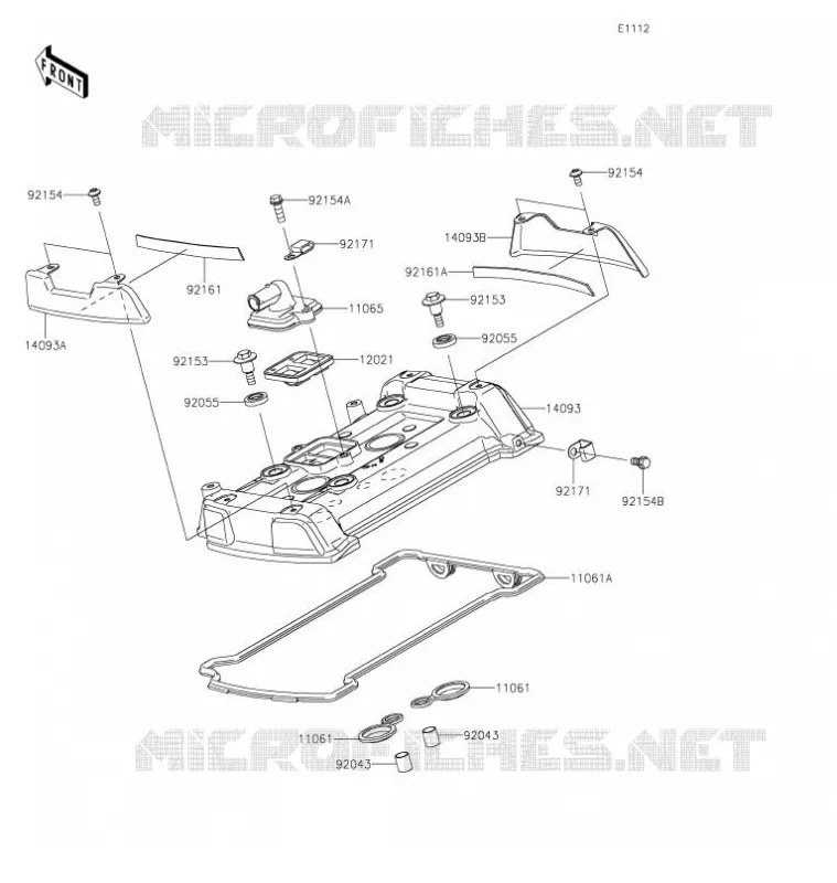 COUVERCLE DE CULASSE Kawasaki MOTOS 650 2021 VULCAN S  EN650DMFAN