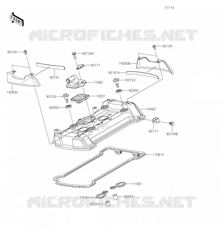 COUVERCLE DE CULASSE Kawasaki MOTOS 650 2021 VULCAN S  EN650DMFNN