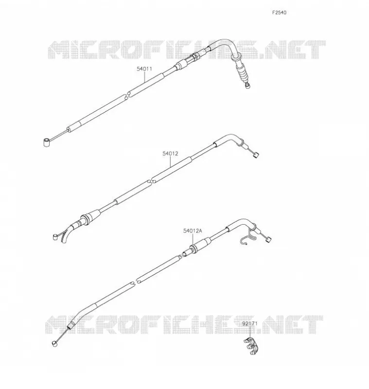 Cables Kawasaki MOTOS 650 2021 VULCAN S  EN650DMFNN
