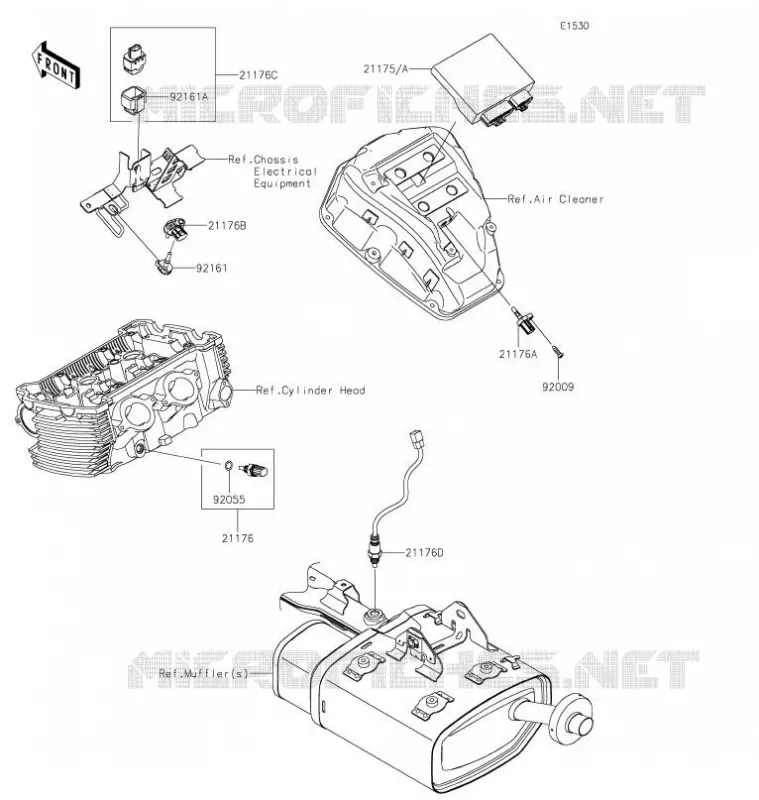 INJECTION CARBURANT Kawasaki MOTOS 650 2021 VULCAN S  EN650DMFNN