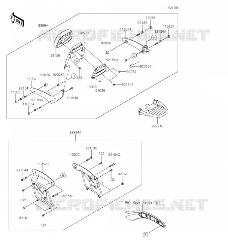 ACCESSOIRE(Passenger Backrest) Kawasaki MOTOS 650 2021 VULCAN S  EN650JMFAN