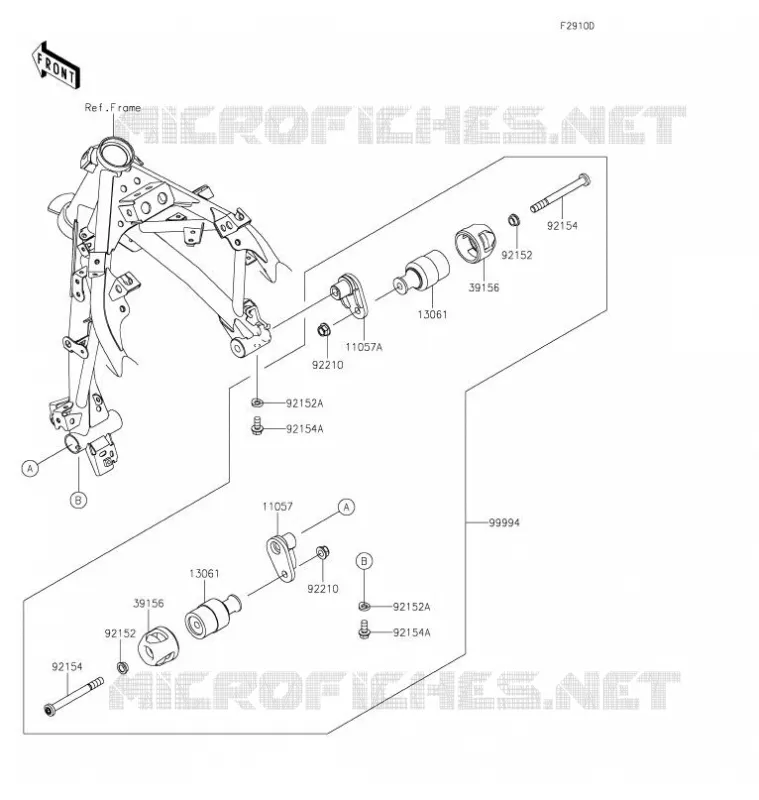ACCESSOIRE(Slider) Kawasaki MOTOS 400 2021 Z400  ER400DMFNN