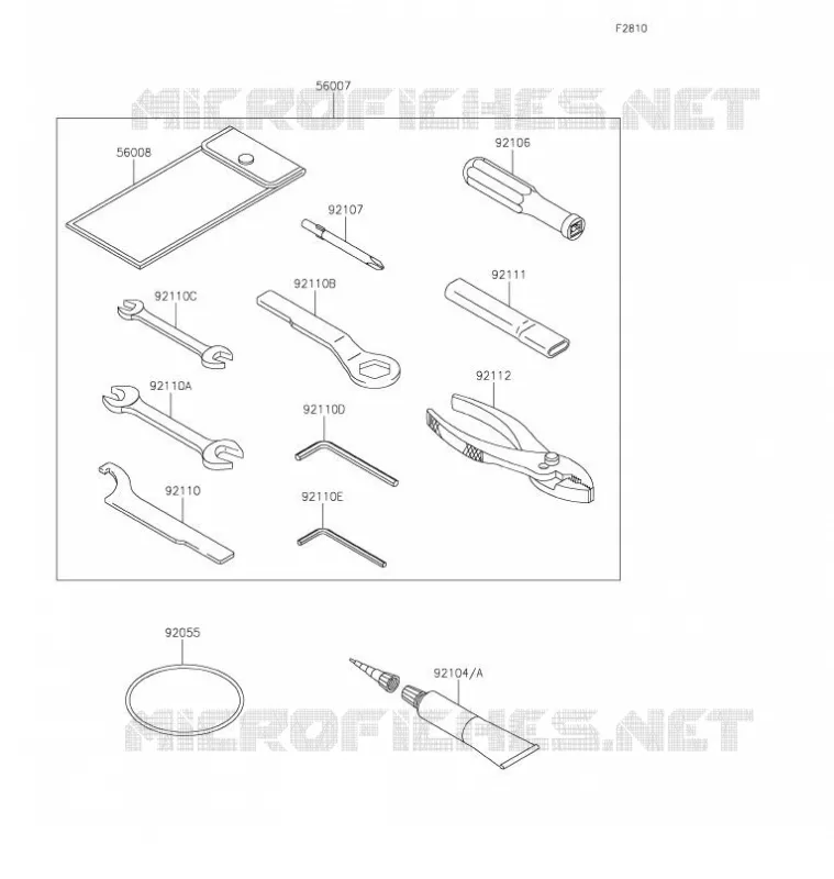 OUTILS UTILISATEUR Kawasaki MOTOS 400 2021 Z400  ER400DMFNN