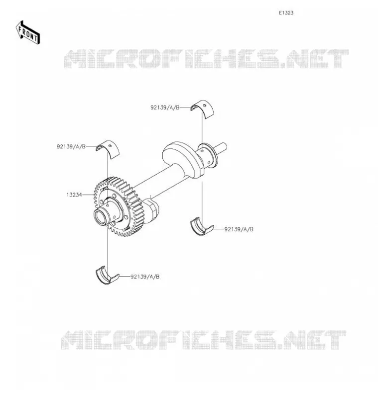 BALANCIER Kawasaki MOTOS 650 2021 Z650  ER650KMFAL
