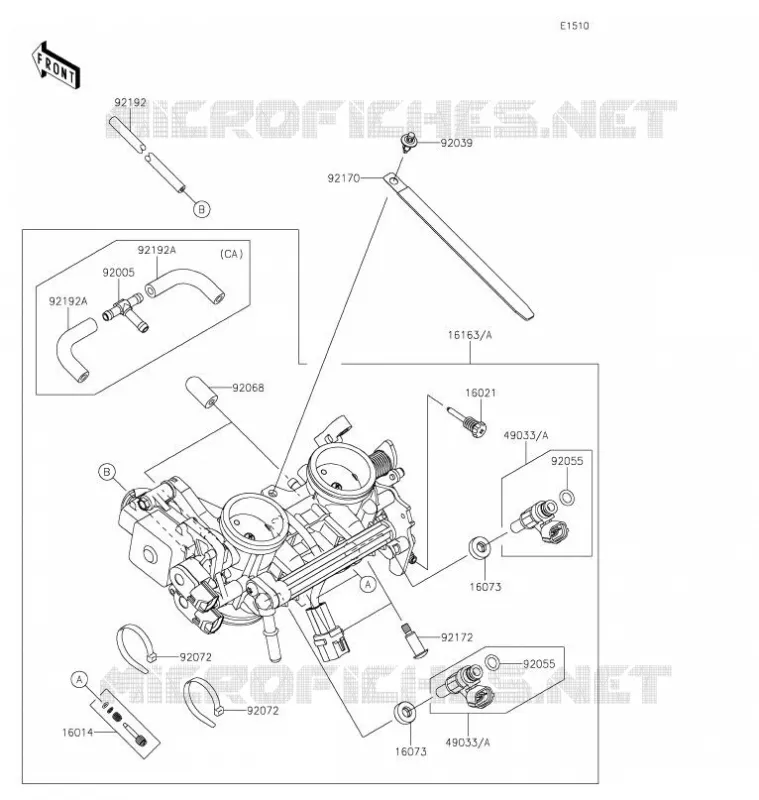 CARBU Kawasaki MOTOS 650 2021 Z650  ER650KMFAL