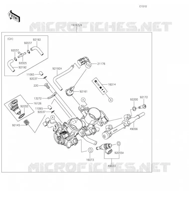 CARBU Kawasaki MOTOS 400 2020 NINJA 400  EX400GLF