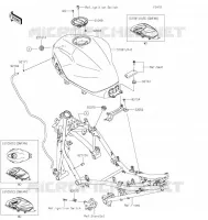 RESERVOIR A CARBURANT pour Kawasaki NINJA 400 2021