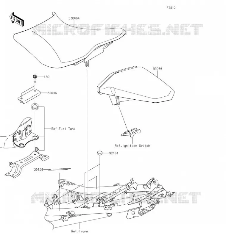 SELLE Kawasaki MOTOS 400 2021 NINJA 400  EX400GMFNN