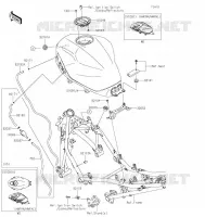 RESERVOIR CARBURANT pour Kawasaki NINJA 400 2021