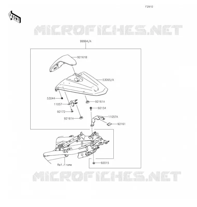 ACCESSOIRE (COUVRE SELLE) Kawasaki MOTOS 400 2021 NINJA 400  EX400HMFAN
