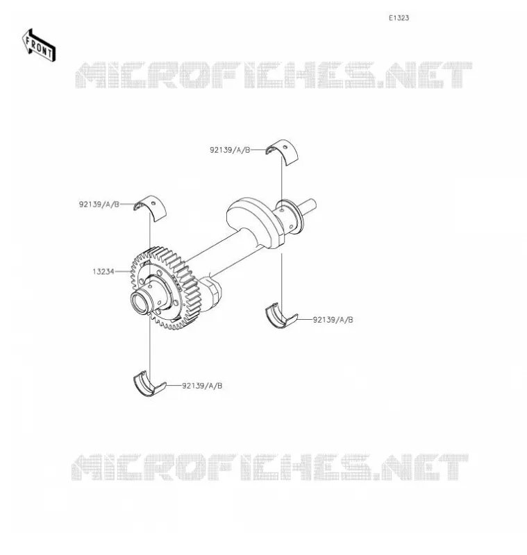 BALANCIER Kawasaki MOTOS 650 2021 NINJA 650  EX650MMFAL