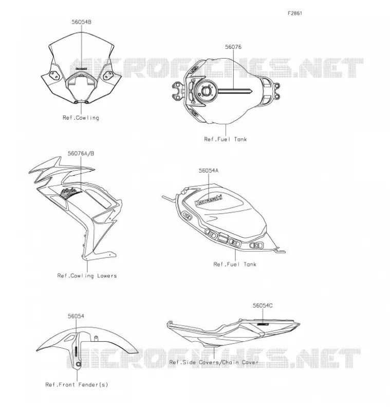 AUTOCOLLANT(GRAY) Kawasaki MOTOS 650 2021 NINJA 650  EX650MMFNL