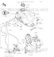 RESERVOIR CARBURANT pour Kawasaki VERSYS 650 2021