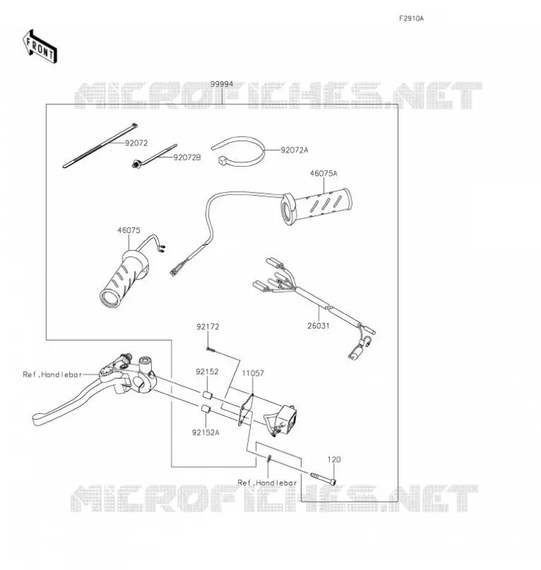 ACCESSOIRE (POIGNEES CHAUFFANTES) Kawasaki MOTOS 650 2021 VERSYS 650  KLE650FMFNL