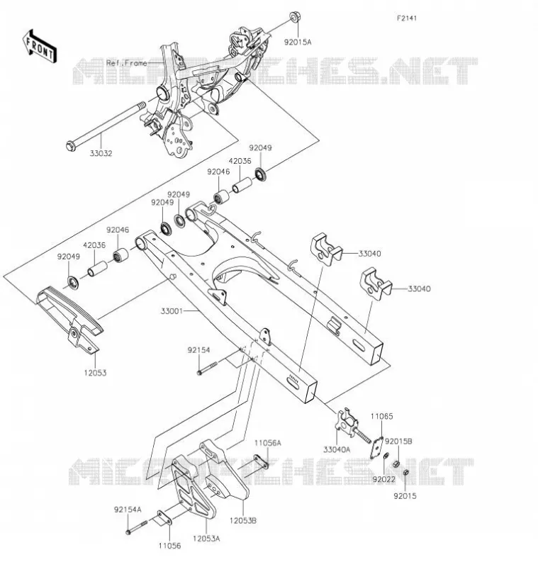 BRAS OSCILLANT Kawasaki TOUT-TERRAIN 230 2021 KLX230  KLX230AMFNN