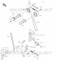 ARBRE A CAME/TENDEUR pour Kawasaki KLX250 2019