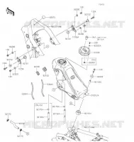 RESERVOIR CARBURANT pour Kawasaki KLX300 2021