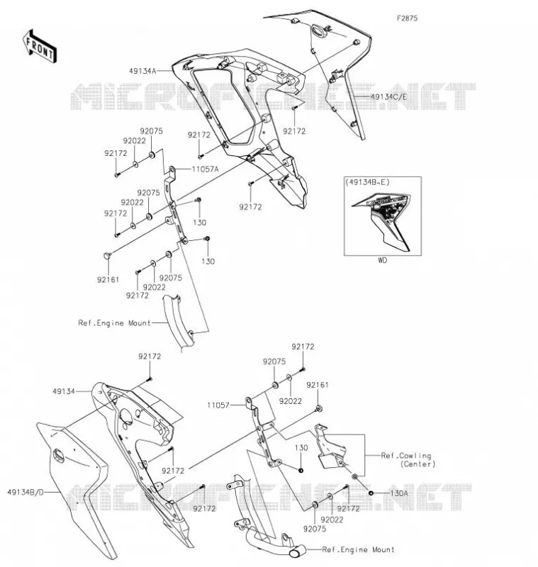 ECOPE Kawasaki MOTOS 1000 2021 VERSYS 1000 S  KLZ1000EMFNN