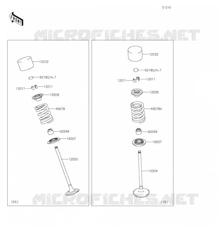 SOUPAPE Kawasaki MOTOS 1000 2021 VERSYS 1000 S  KLZ1000EMFNN