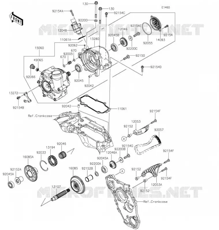 COMPRESSEUR Kawasaki MOTOS 1000 2021 Z H2 SE  ZR1000LMFNN