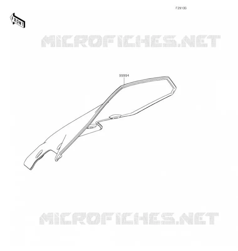 ACCESSOIRE(Large Meter Cover) Kawasaki MOTOS 900 2021 Z900  ZR900FMFNL