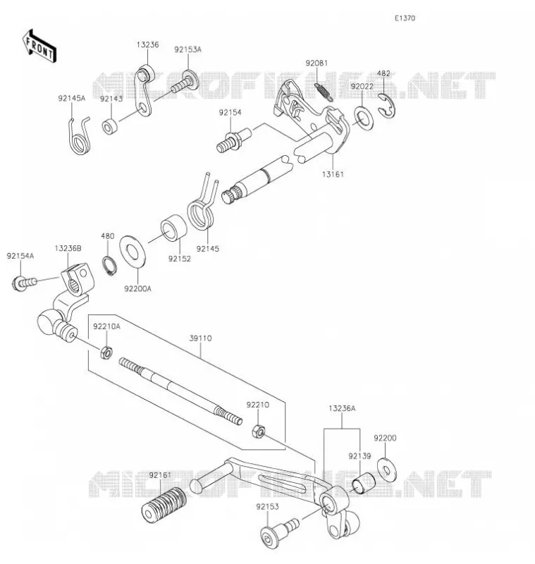SELECTEUR Kawasaki MOTOS 900 2021 Z900  ZR900FMFNL