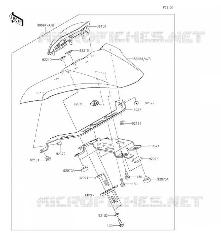 ACCESSOIRE (COUVRE SELLE) Kawasaki MOTOS 900 2021 Z900  ZR900HMFNN