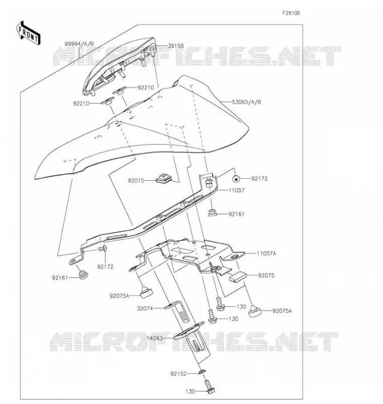ACCESSOIRE (COUVRE SELLE) Kawasaki MOTOS 900 2021 Z900  ZR900HMFNN