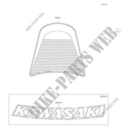 ACCESSOIRE(DECALS) pour Kawasaki Z900RS 2021