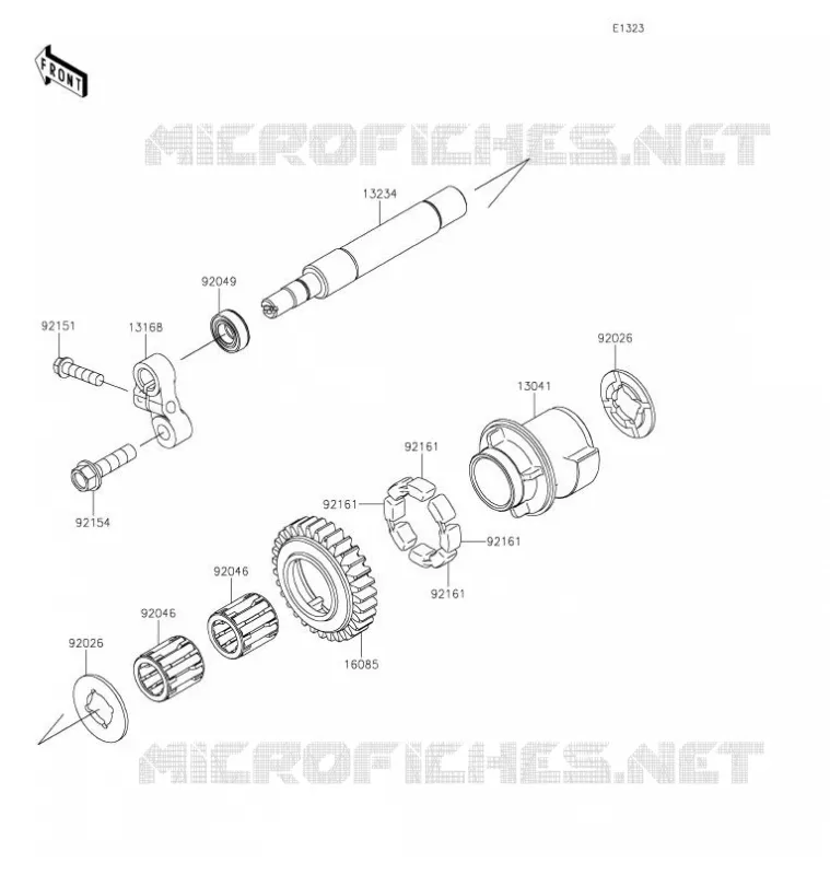 BALANCIER Kawasaki MOTOS 1000 2021 NINJA ZX-10R  ZX1002LMFNN
