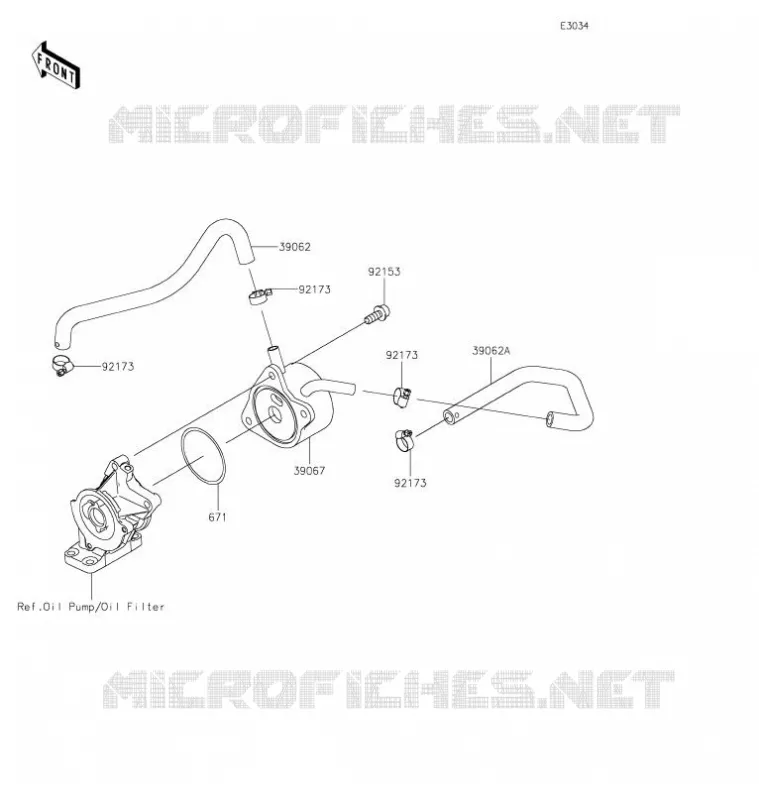 RADIATEUR D'HUILE Kawasaki MOTOS 636 2021 NINJA ZX-6R  ZX636GMFAL