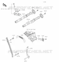 ARBRE A CAME/TENDEUR pour Kawasaki NINJA ZX-6R 2021