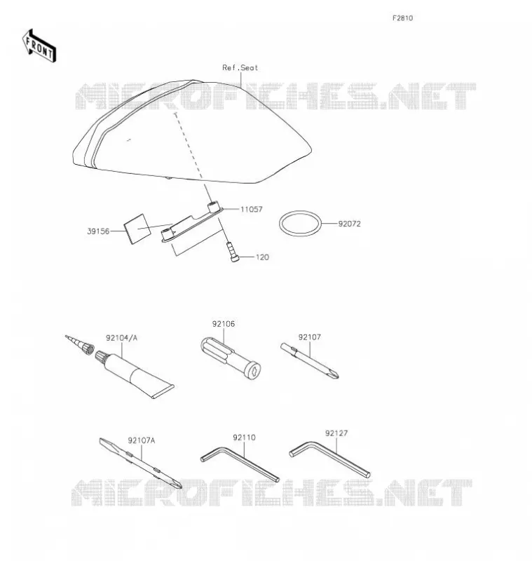 OUTIL UTILISATEUR Kawasaki MOTOS 636 2021 NINJA ZX-6R  ZX636HMFNN