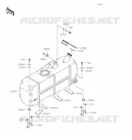 RESERVOIR CARBURANT pour Kawasaki MULE 4010 4X4 2021